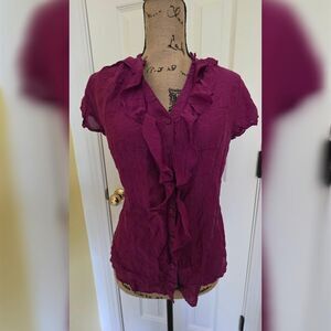 Merona Women's Purple and Pink Blouse